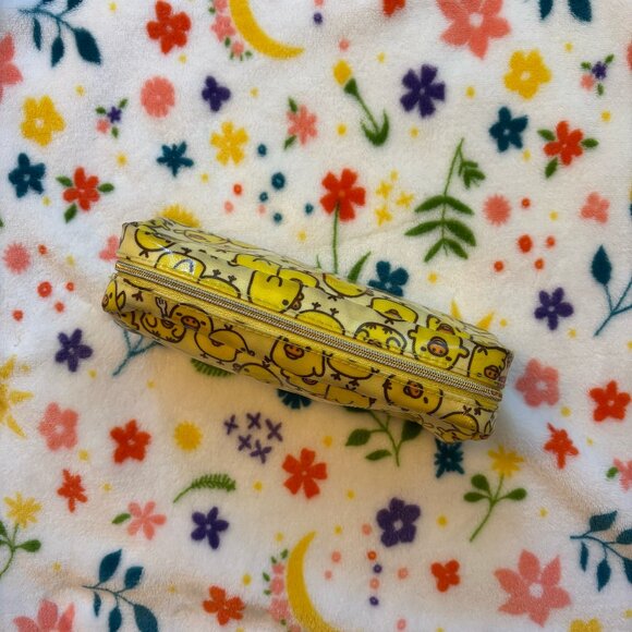 San-X Rilakkuma Makeup Pencil Bag 🐥 Kawaii Kiiroitori Bird - Picture 3 of 9